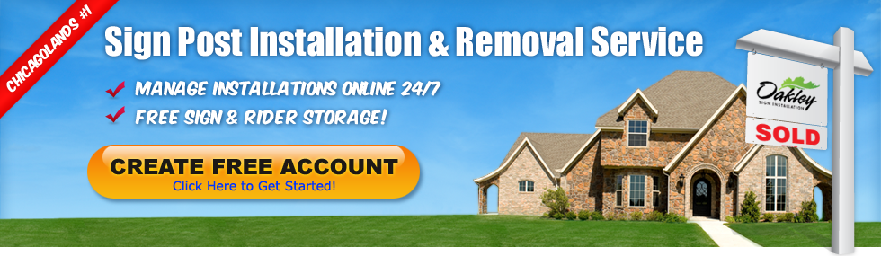Real Estate Sign Installation Real Estate Sign Installation
